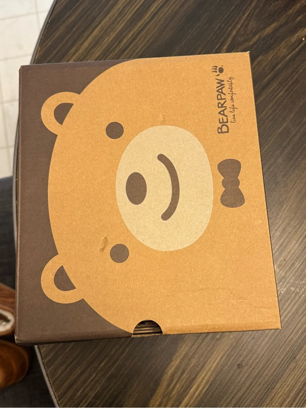BearPaw Toddler Isabelle Boot Box — Iced Coffee Tan